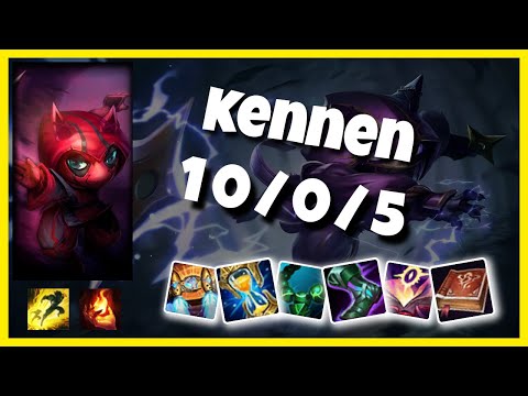 Kennen vs Akali NA Challenger MID (10/0/5) - v10.25