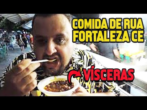 COMIDA DE RUA  - PROVANDO OS PRATOS DA CULINÁRIA NORDESTINA EM FORTALEZA CE