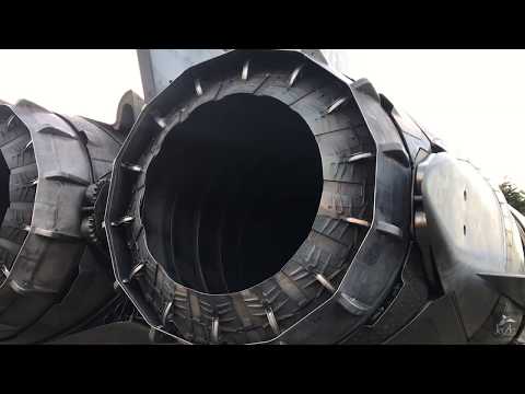 Tornado RB199 Nozzle and Thrust Reverser in Action