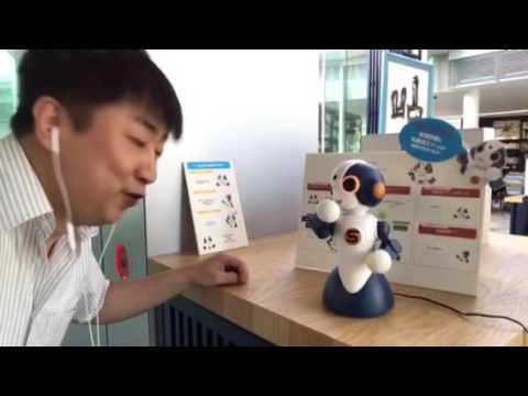 会計学科 ‪近畿大学 本部キャンパス人工知能搭載ロボットシータでなくソータにアカデミックシアターを案内して貰う！#近大act 木村勝則滋賀県高島市！