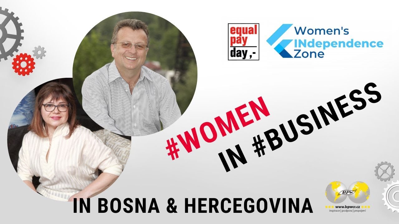 Women in business in Bosnia & Herzegovina: Zlatko Berbić at Equal Pay Day 2023