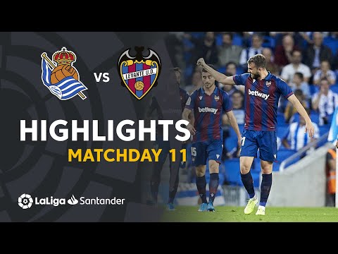 Highlights Real Sociedad vs Levante UD (1-2)