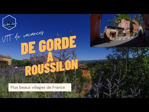 VTT de Gordes à Roussillon.