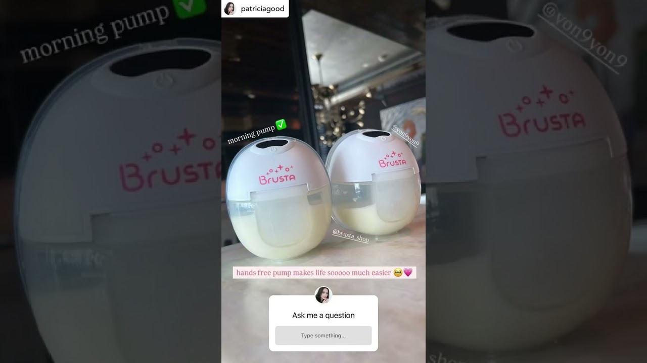 น่ารักมากๆเลยค้าา ขอบคุณคุณ @patriciagood ที่เลือกใช้เครื่องปั๊มนม Brusta Miracle Mere’ นะคะ💖🍼.