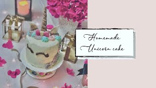 Homemade Unicorn Cake