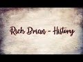 Rich Brian - History Lyrics Video Rich Brian - History Lyrics Video
