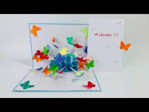 Butterfly pop up card | Back to school craft ideas | DG Handmade
