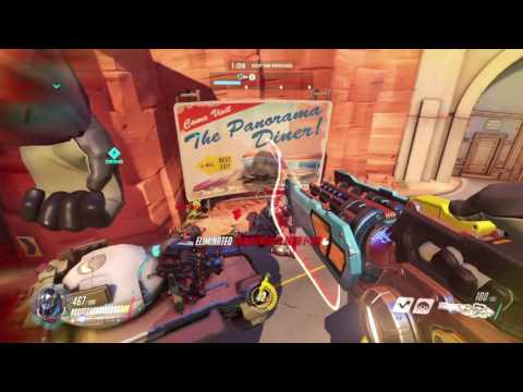 Overwatch MP July 31, 2016 pt8 - Insanely Close Winston Defensive Effort!