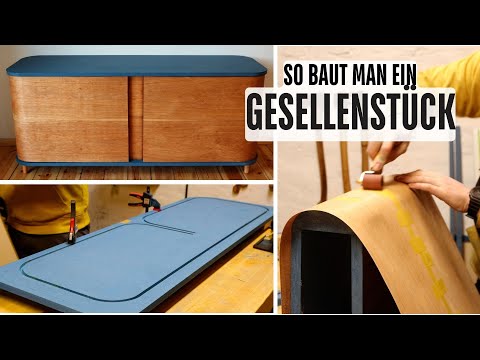 Sliding doors over corners: Furniture construction at journeyman's level / Template construction ...