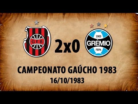 G.E.Brasil 2x0 Grêmio - Campeonato Gaúcho 1983