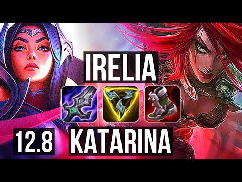 IRELIA vs KATARINA (MID) | 9 solo kills, 2.5M mastery, 900+ games, 14/2/3 | EUW Master | 12.8