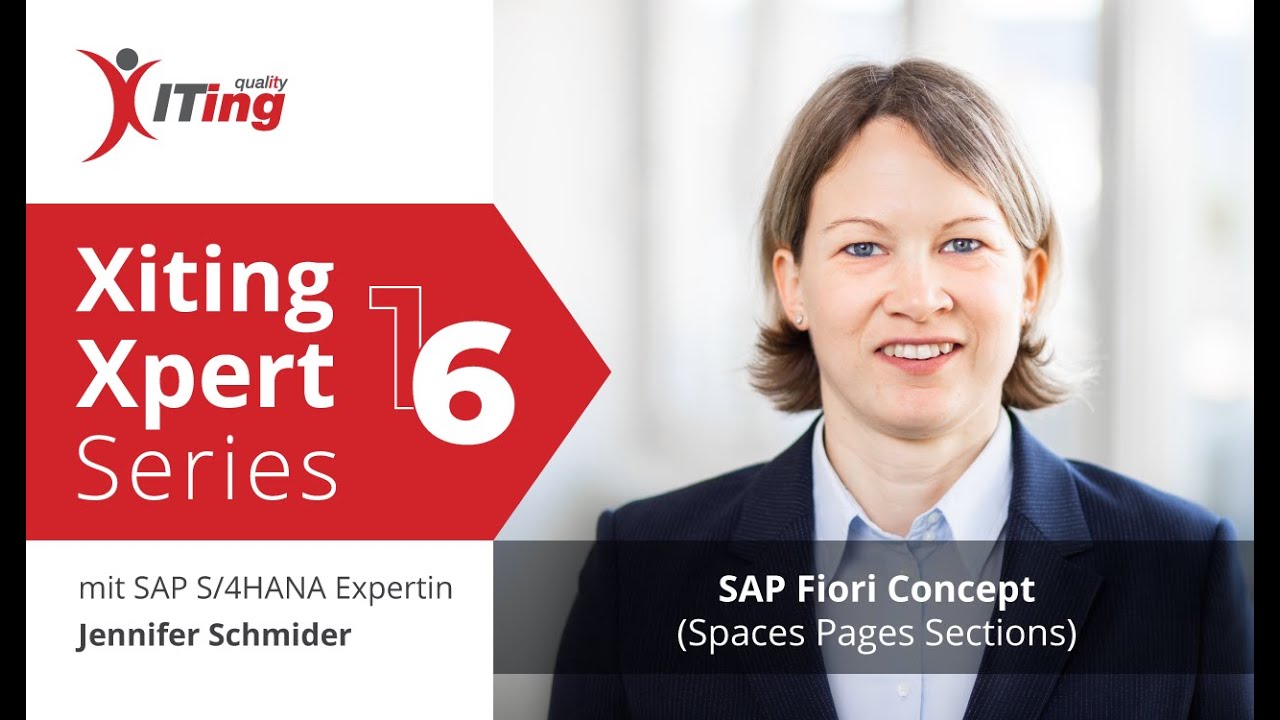 Was ist das neue SAP Fiori Concept (Spaces Pages Sections)? [Xiting Xpert #16]