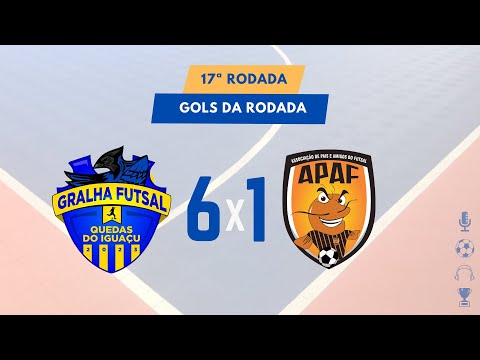 Gols do Jogo - Gralha Futsal 6x1 Apaf Paranaguá Série Prata 2023 17ª Rodada