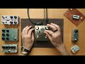 Lo-fi pedals with Synths. Shallow Water, Lofi Junky, Deco, Emperor + The Accountant