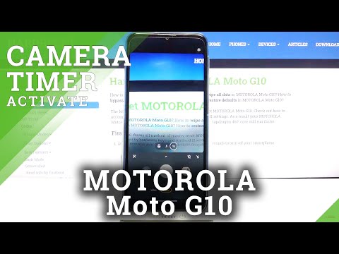 How to Set Camera Timer in MOTOROLA Moto G10 – Activate Camera Countdown