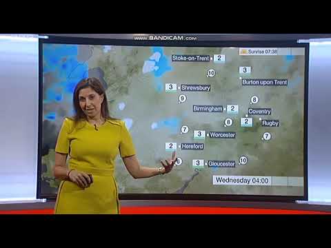 Shefali Oza - Midlands Today weather - (20th November 2018) - 60 fps