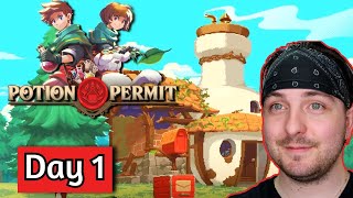 Chemist That Diagnose &amp; Cure Ailments In This Town! - Day 1 - Potion Permit