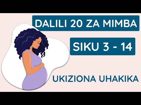 Dalili 20 za mimba changa ya siku hadi wiki 1! Kama unazo hizi 5 basi 100% imo!!