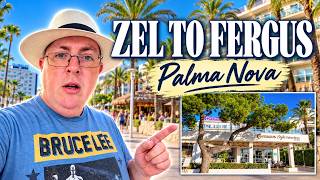 Zel Hotel to Fergus Style Hotel | Palma Nova, Mallorca Walking Tour