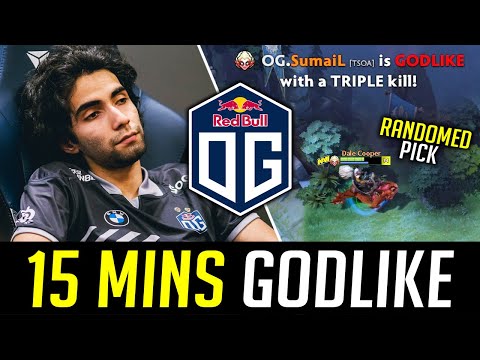 SumaiL made his RANDOM pick GODLIKE in just 15mins DOTA 2