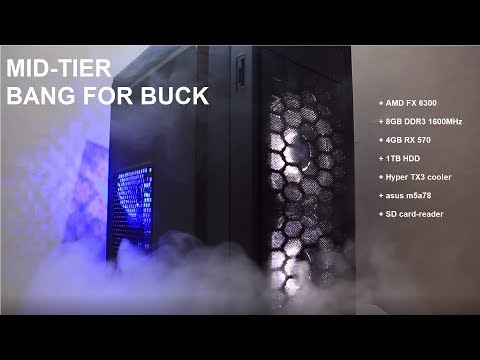 SYSTEM BUILDS // FX 6300 RX 570 // BENCHMARK
