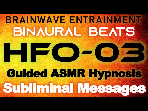 ⚫️ Binaural Beats HFO (ENJOY) 🎧 Subliminal Affirmations | HFO ASMR Triggers (Guided HFO Binaural)