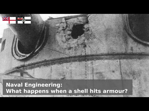 Naval Engineering - What happens when a shell hits a battleship?