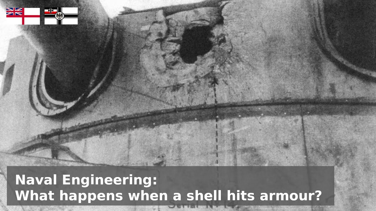 Naval Engineering - What happens when a shell hits a battleship?