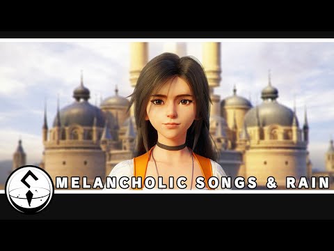 Melancholia - Sad Songs From Final Fantasy & Rain - Over an Hour of Remixes & Ambience - ASMR