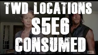 The Walking Dead Locations | Daryl and Carol Seek Refuge At Night - S5E6 "Consumed"
