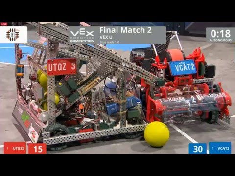VEX U 2016 Nothing But Net World Championship Final 2