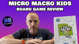 Micro Macro Kids Board Game Review