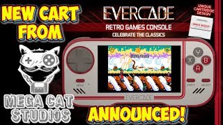 EXCLUSIVE! The Evercade Retro Handheld Gets Mega Cat Studios Multi Cart Game!