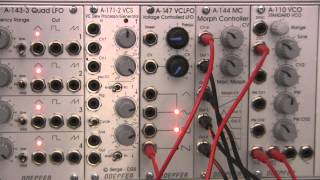 Quadrophonic Basics with Doepfer A-100 System Part Two- Patch #1