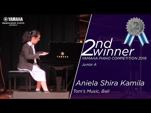 2nd Winner Junior A Yamaha Piano Competition 2019 - Aniela Shira Kamila - Tom's Music, Bali