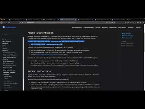 CKS - Kubelet Security