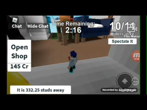 Juego el juego del escondite con dragon 532( en roblox)