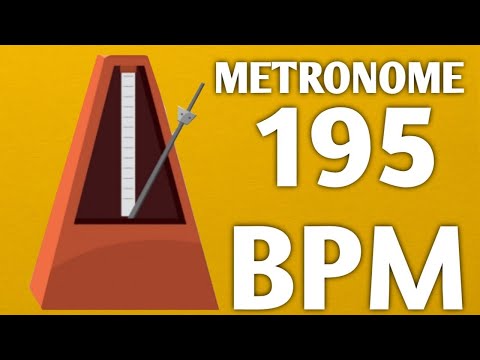 195 BPM | 195 bpm click | bpm clicker | metronome 195 bpm | metronome 195 bpm 4/4
