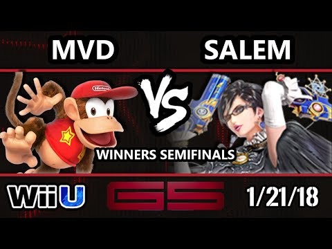 GENESIS 5 Smash 4 - MVG | Salem (Bayonetta) VS PG | MVD (Diddy Kong) - SSB4 WSF