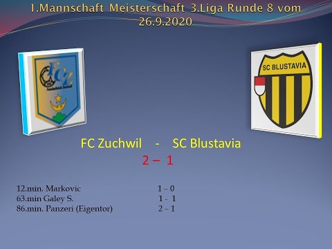 1.Mannschaft Meisterschaft 3.Liga FC Zuchwil - SC Blustavia