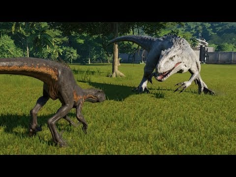Indoraptor(Modified) VS All Carnivores - Jurassic World Evolution