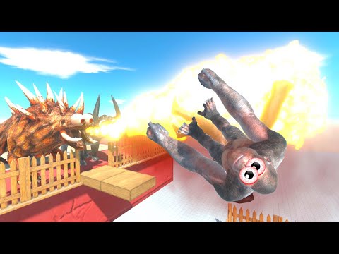 SUPER BLOW OF GORGON + HELLHOUND VS UNITS - ANIMAL REVOLT BATTLE SIMULATOR