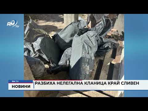 Разбиха нелегална кланица край Сливен