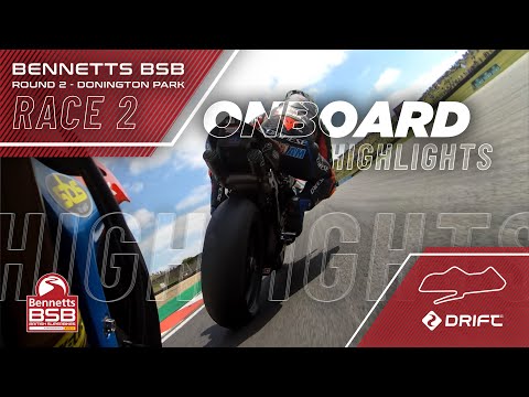 2025 Bennetts British Superbike Championship: RD2 - Donington Park - Race 2 onboard highlights