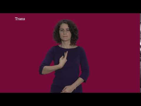 Cómo signar Transexual en LSE