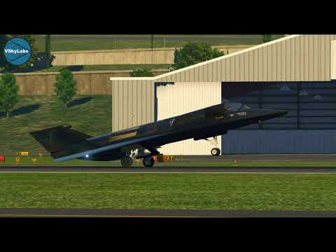 Thumbnail for [Archive-2017] VSKYLABS F-19 Stealth Fighter RAW footage X-Plane 11 by video f