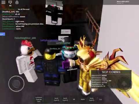 Meeting Silou34 In Site-61 *Roblox [SCP] Site-61 Roleplay