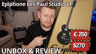 Video thumbnail for Epiphone LP Studio LT - Curved Top Les Paul Under 300? by Stian Sylta Guitar