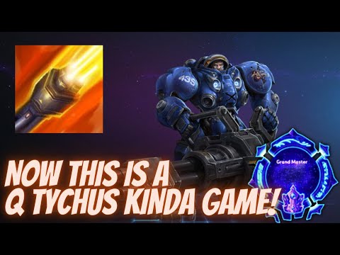 Tychus Odin - Now This is a Q Tychus Game! - Grandmaster Storm League