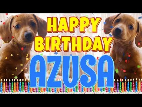 Happy Birthday Azusa! ( Funny Talking Dogs ) What Is Free On My Birthday